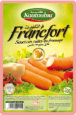 Saucisses cuites Francfort