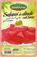 Salami de dinde cuit fumé